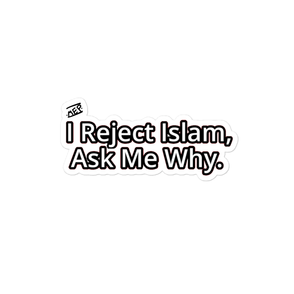I reject Islam, ask me why - stickers - Image 2